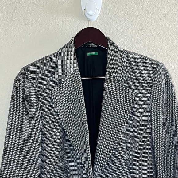 Benetton Women’s Blazer Made in Italy Size 40 - Picture 2 of 8